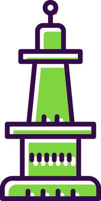 Monument filled Design Icon