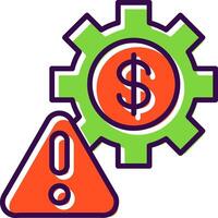 Factory filled Design Icon vector