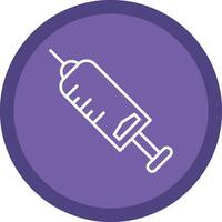 Injection Line Multi Circle Icon vector