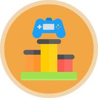 Podium Flat Multi Circle Icon vector