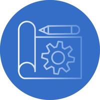 Prototyping Flat Bubble Icon vector