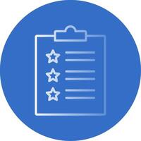 Feedback Form Flat Bubble Icon vector