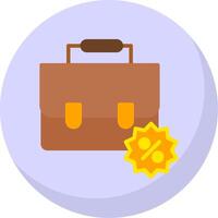 Business Discount Flat Bubble Icon vector