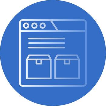 sitio web plano burbuja icono vector