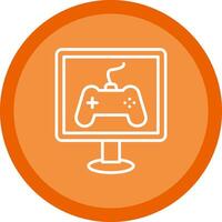 Gaming Line Multi Circle Icon vector