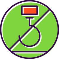 Use No Hooks filled Design Icon vector