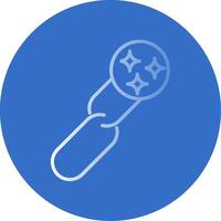 Clean URL Flat Bubble Icon vector