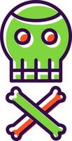 Danger filled Design Icon vector