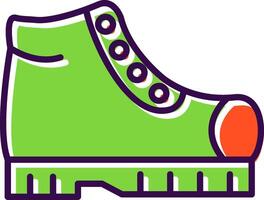 Boot filled Design Icon vector