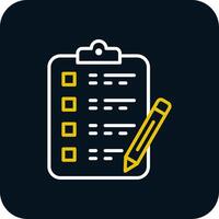 Writing Line Red Circle Icon vector