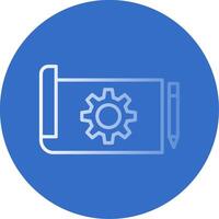 Prototyping Flat Bubble Icon vector