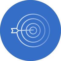 Targeting Flat Bubble Icon vector