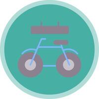 Bike Flat Multi Circle Icon vector