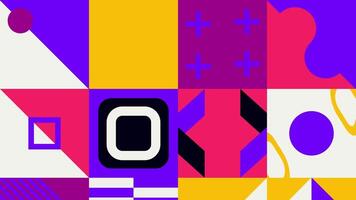 Geometric Design Animated Background video