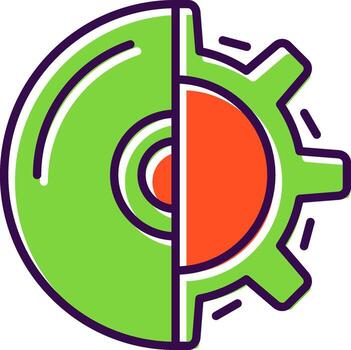 Software Development filled Design Icon vector