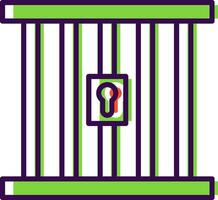 Prison filled Design Icon vector