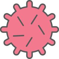 Infaction Line Filled Light Icon vector