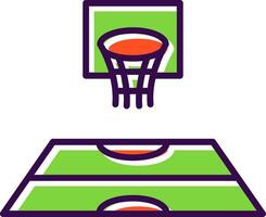 Sports Hall filled Design Icon vector