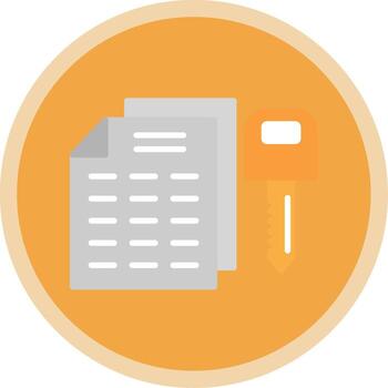 criptografía criptografía plano multi circulo icono vector