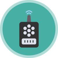 Device Flat Multi Circle Icon vector