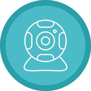 web leva línea multi circulo icono vector