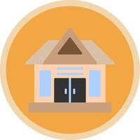 House Flat Multi Circle Icon vector