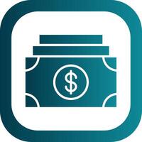 Payment System Glyph Gradient Corner Icon vector