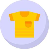 Shirt Flat Bubble Icon vector