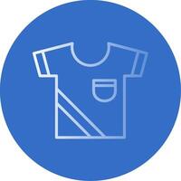 Shirt Flat Bubble Icon vector