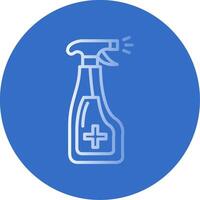 Spray Flat Bubble Icon vector