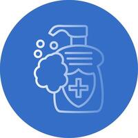 Soap Flat Bubble Icon vector