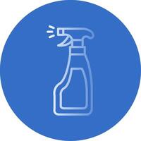 Window Cleaner Flat Bubble Icon vector