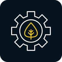 Offshore Platform Line Red Circle Icon vector