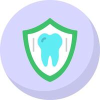 Protection Flat Bubble Icon vector