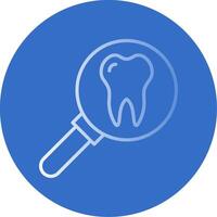 Search Flat Bubble Icon vector