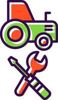 Machines Maintenance filled Design Icon vector