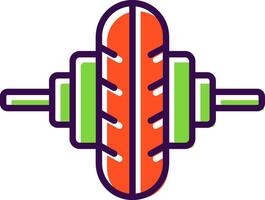 Crossfit filled Design Icon vector