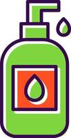 Liquid Soap filled Design Icon vector