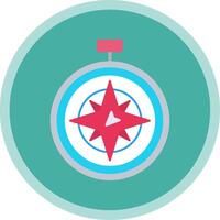 s este plano multi circulo icono vector