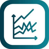 Filled Yellow Graph Filled Yellow Icon vector