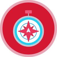 North Flat Multi Circle Icon vector