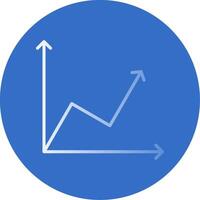 Flat Bubble Chart Flat Bubble Icon vector