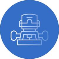 Router Flat Bubble Icon vector