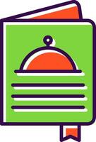 Menu filled Design Icon vector