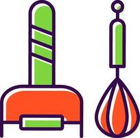 Kitchen Utensils filled Design Icon vector