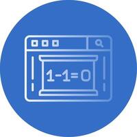 OnFlat Bubble Class Flat Bubble Icon vector