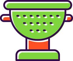 Sieve filled Design Icon vector