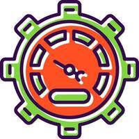 Speedometer filled Design Icon vector