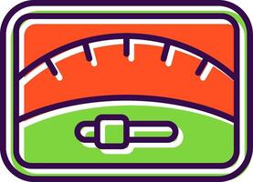Dial filled Design Icon vector