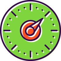 Timer filled Design Icon vector